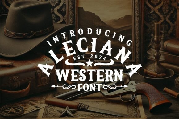 Aleciana Western: The Retro Serif for Modern Design