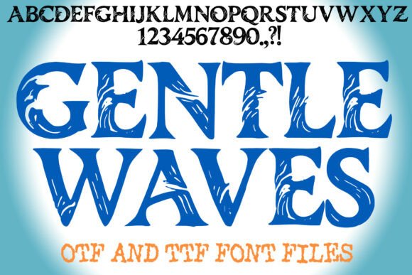 Gentle Waves: A Fluid Serif for Coastal and Calm Branding