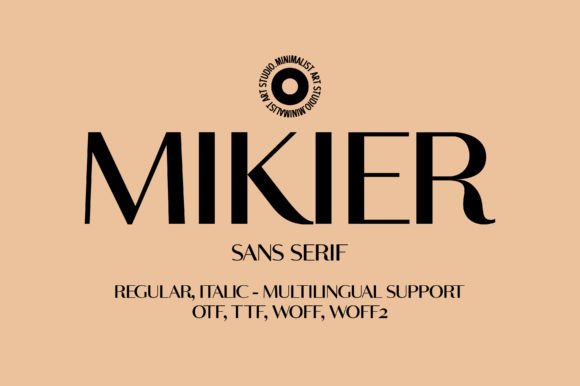 Mikier: The Sans Serif Font for Effortless Elegance