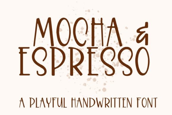Mocha & Espresso: A Handwritten Font for Cricut & Beyond