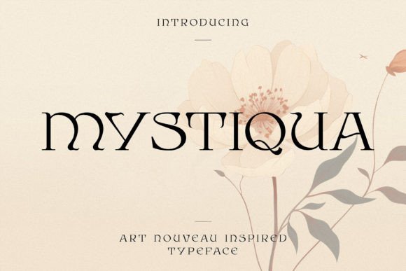 Mystiqua: A Typeface Steeped in Art Nouveau Elegance