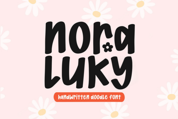Nora Luky: The Handwritten Doodle Heart Font for Modern Design