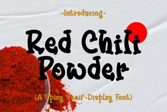 Red Chili Powder: The Handwritten Serif Font That Warms Any Design
