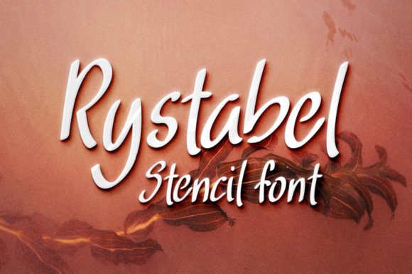 Rystabel: The Handwritten Stencil Font for Authentic Design
