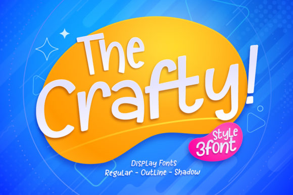 The Crafty! A Font for Hands-On Creativity