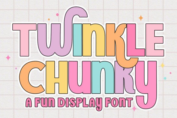 Twinkle Chunky: Your Go-To Font for Cheerful, Kid-Friendly Designs