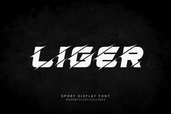Unleash Your Brand's Power with the Liger Display Font