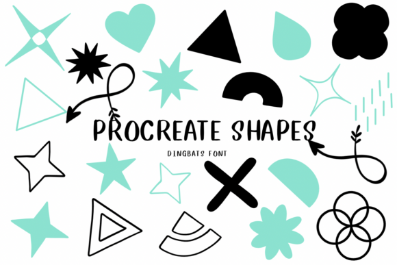 Unlock Creative Energy with Procreate Shapes Font