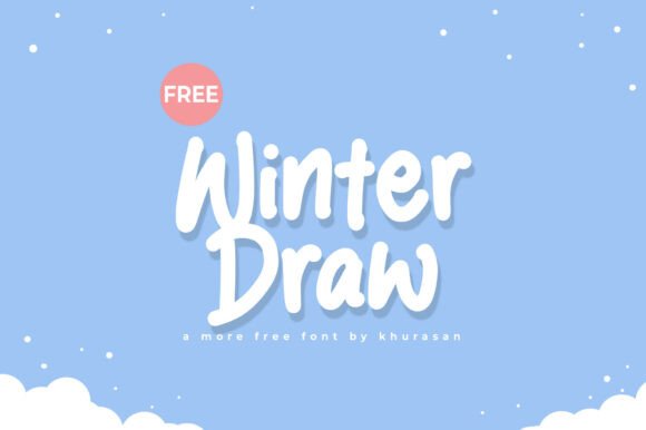 Winter Draw: A Brush Font for Cozy Branding